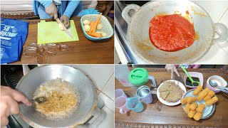 Etek popi request minta dibikinin risol untuk bukaan, biar banyak sekalian bikin martabak mie