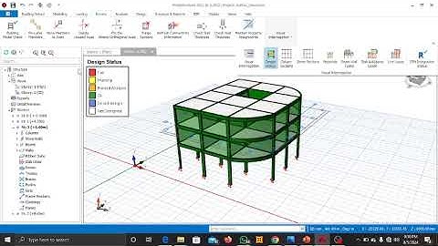 how to DESIGN OF MEMBERS (column, slabs, beams) on protaStructure