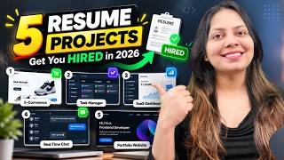 5 RESUME PROJECTS That Will Actually Get You HIRED In 2026.
