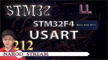 Программирование МК STM32. Урок 212. LL. STM32F4. USART