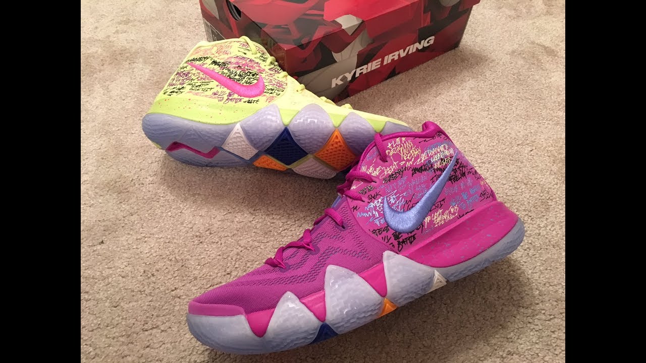 Unboxing Nike Kyrie 4 “Confetti 