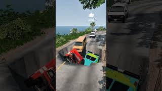 Random Vehicle vs Massive Pit #3   BeamNg Drive
