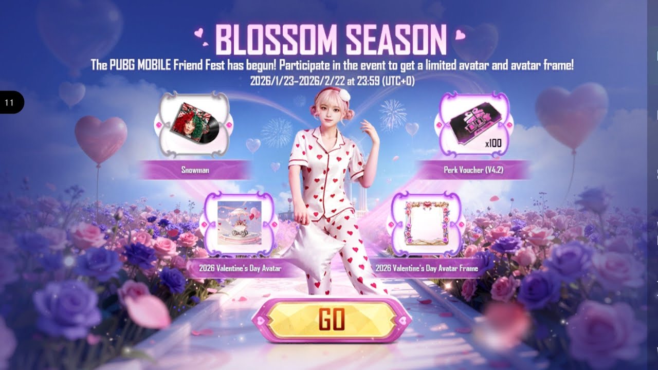 PUBGM - Blossom Season - friend fest missions