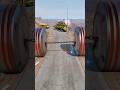 Cars &amp; School Bus vs Chained Hydraulic Crush - BeamNG.Drive