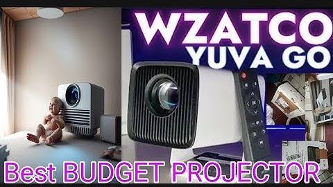 Budget projector | WZACHO Yuva go| only 6999Rs #viral projector #lowprice Part 1