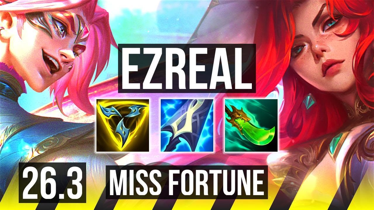 EZREAL & Karma vs MISS FORTUNE & Seraphine (ADC) | KR Grandmaster | 26.3