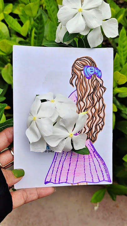 💜 #artwork #zhenhina #shorts #popular #flowers #short #art #ytshorts #satisfying