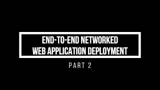 Part 2: Infrastructure Services – DHCP