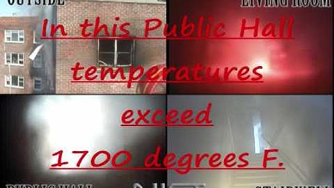 KO Fire Curtain and a Wind Driven Fire