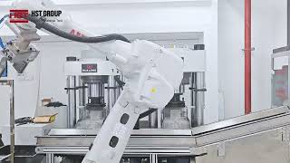 How to use HST YAW-A  Fully automatic robotic Compression testing machine,for concrete test
