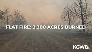 Level 3 evacuation orders issued as fire burns in central Oregon