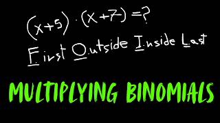 Detailed How to Multiply Binomials (Using FOIL) Details
