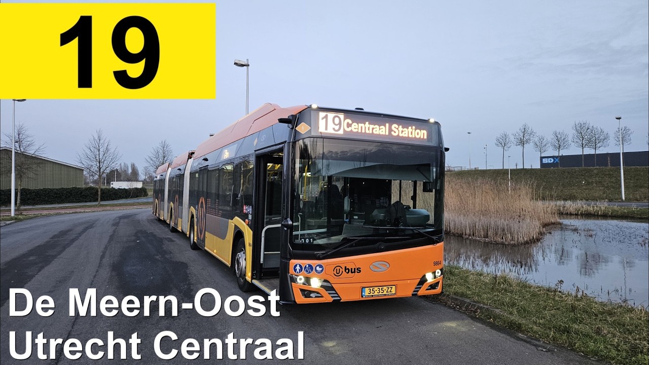 U-OV lijn 19: De Meern-Oost - Utrecht Centraal | Transdev Utrecht | Transdev 9864 | 2026