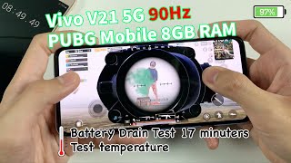 Vivo V21 5G Test Game PUBG Mobile | Dimensity 800U 5G