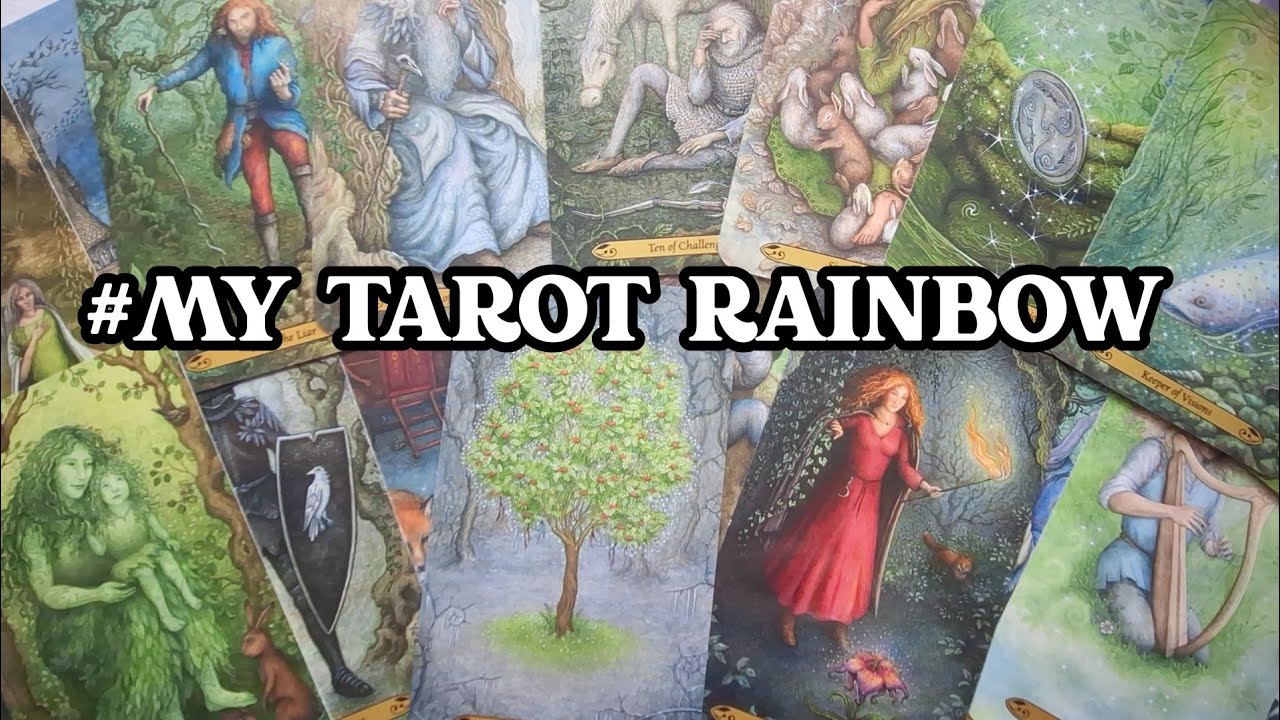 VR to @LadyKaraTarot  #MyTarotRainbow ~ beautiful colourful decks 🌈✨️✨️