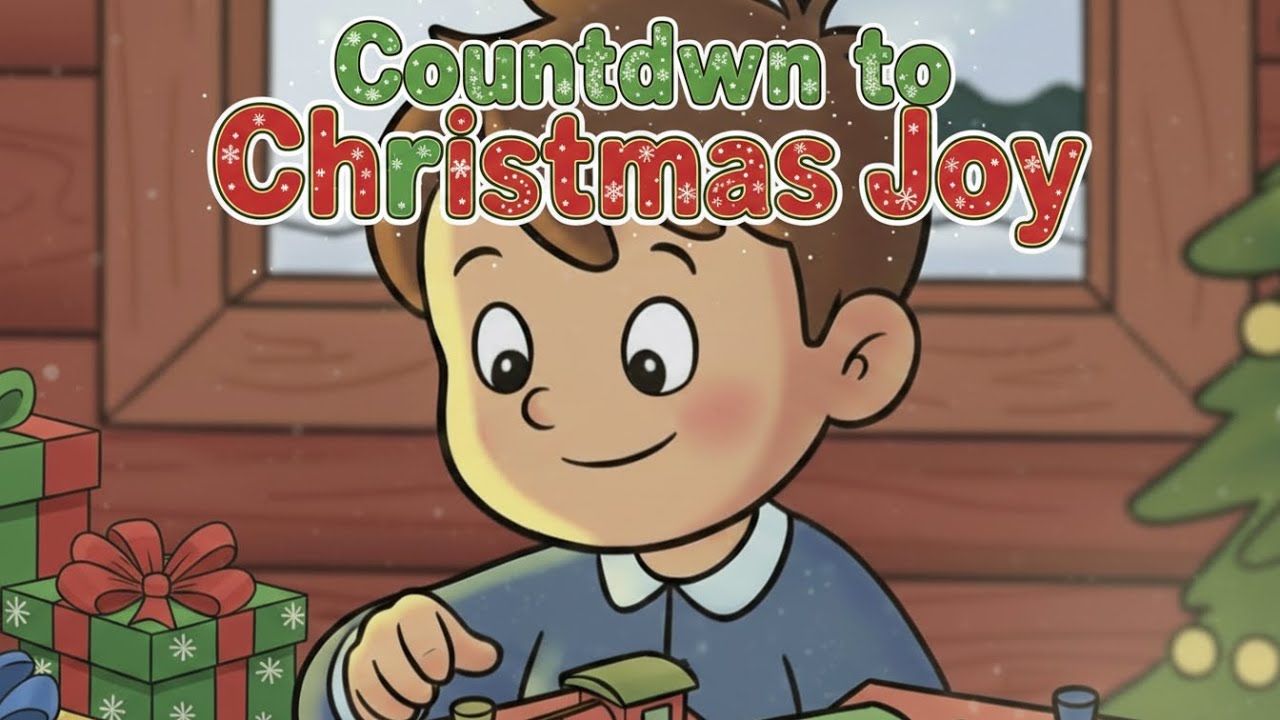 Countdown To Christmas Joy | Animated Christmas Counting Family Song