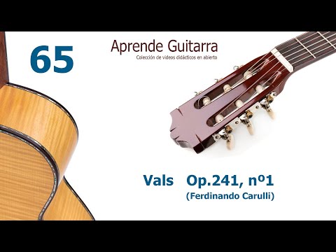 Aprende Guitarra 65 - Vals op.241, nº 1 - Ferdinando Carulli