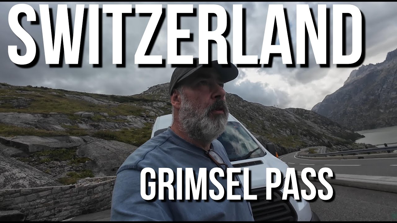 Swiss Vanlife: поездка на Гримзель-Пасс и прибытие в отель Furka Pass, посвященный Джеймсу Бонду