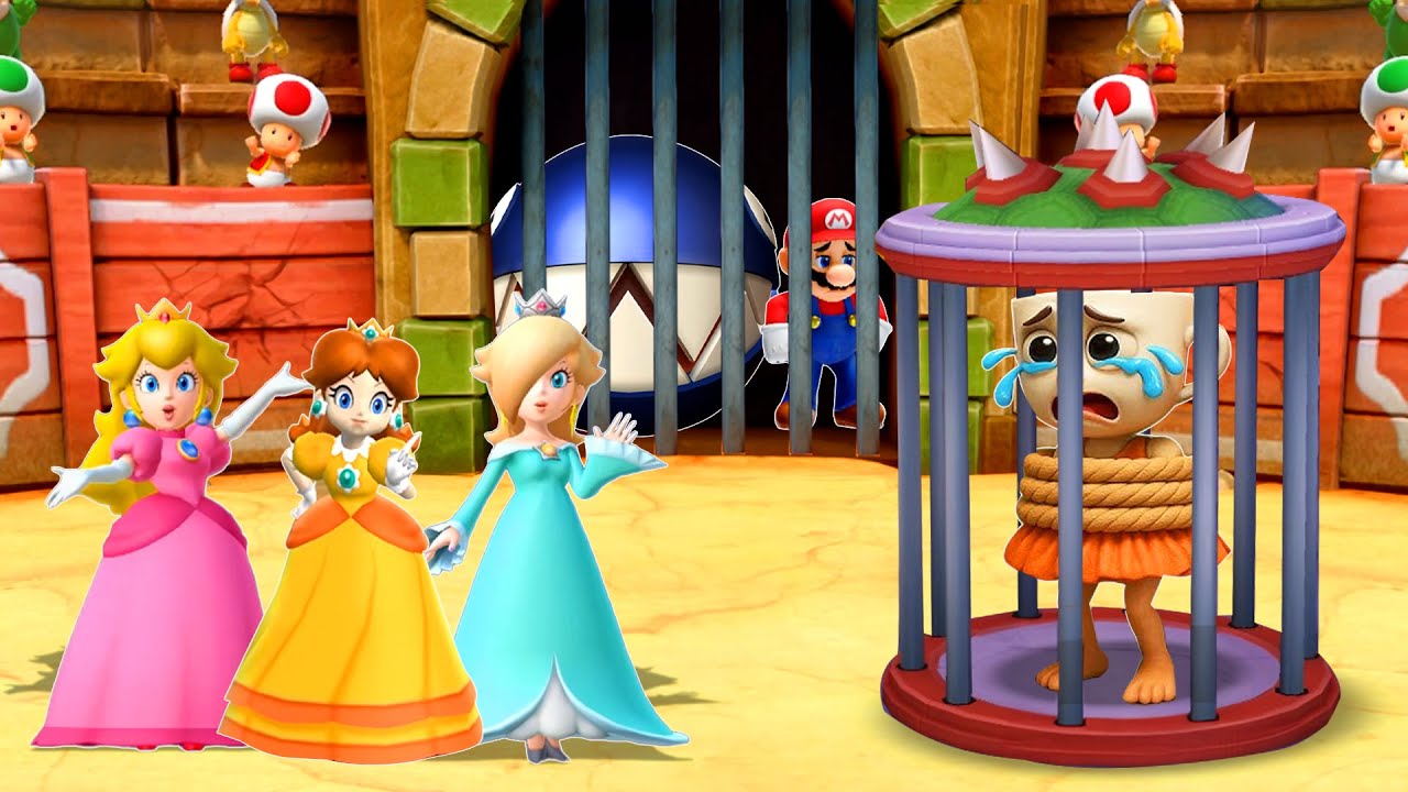 マリオパーティシリーズ】すべての1対3ミニゲームプリンセス