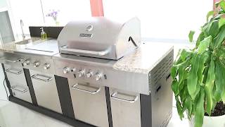 Outdoor Modular Kitchen & DIY Grill Cleaning
