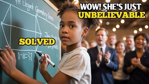 8-Year-Old Math Genius Girl Solves Olympiad Problem in 10 Seconds-Everyone Shocked!