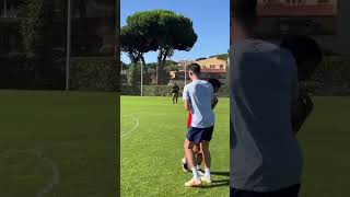 Declan Rice couldn't believe the technique on Bruno Fernandes 😅 (via wozldn/IG) #shorts