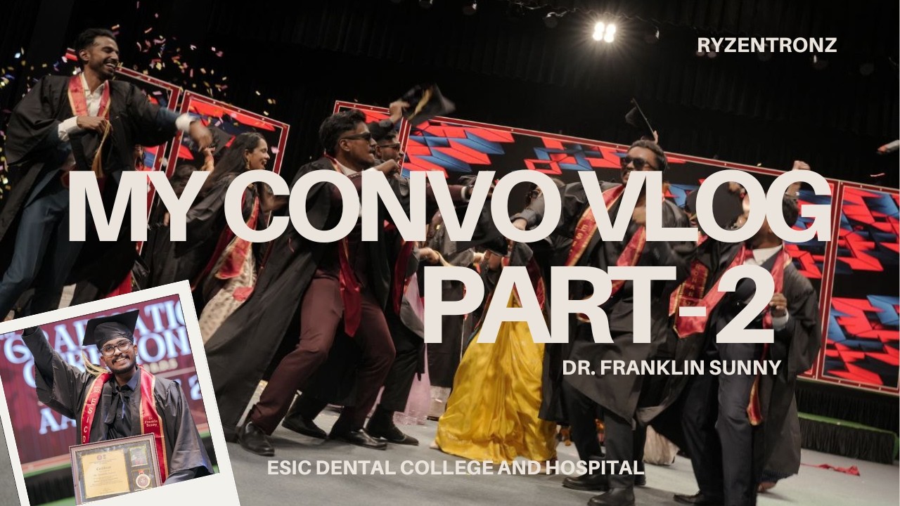 My Convo vlog| PART 2-Graduation Ceremony |Esic Dental College| Kalaburagi|#dentist #college #doctor