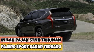Inilah Biaya Pajak Stnk Tahunan Mitsubishi Pajero Sport Dakar 4x2 Terbaru Youtube