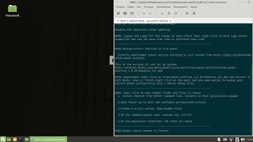 Linux Mint 19.3 xfce (thing i do after install and apply updates)