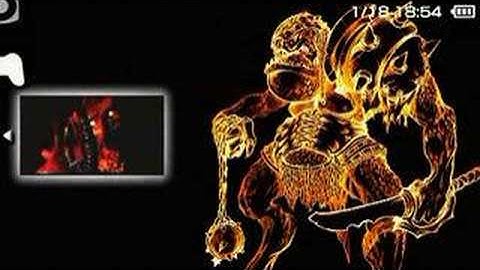 Diablo custom PSP menu (PS1 emulator)