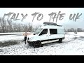 ITALY TO UK - Rushing back to avoid QUARANTINE HOTEL | VANLIFE