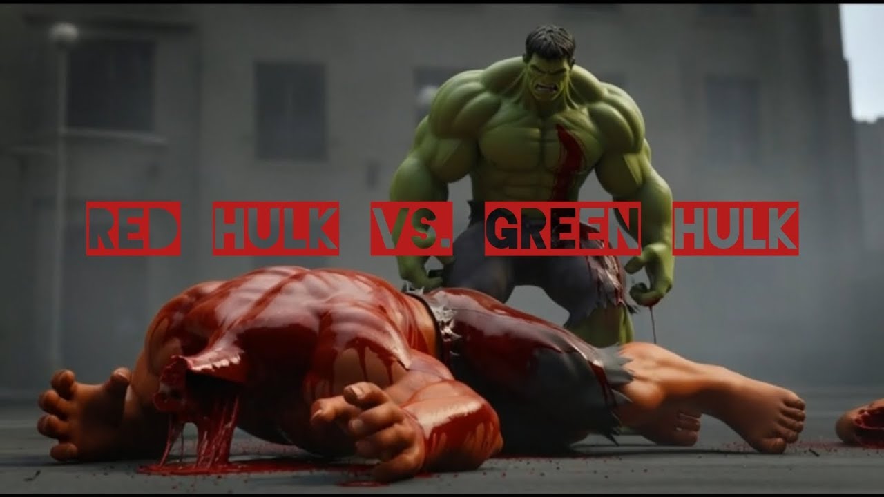 Title (English):Green Hulk vs Red Hulk 🔥 The Ultimate Hulk - YouTube