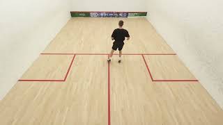 Front Left/Mid Right - Ghosting for Squash