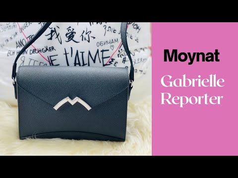 Moynat Gabrielle Reporter Shoulder Bag in Blue