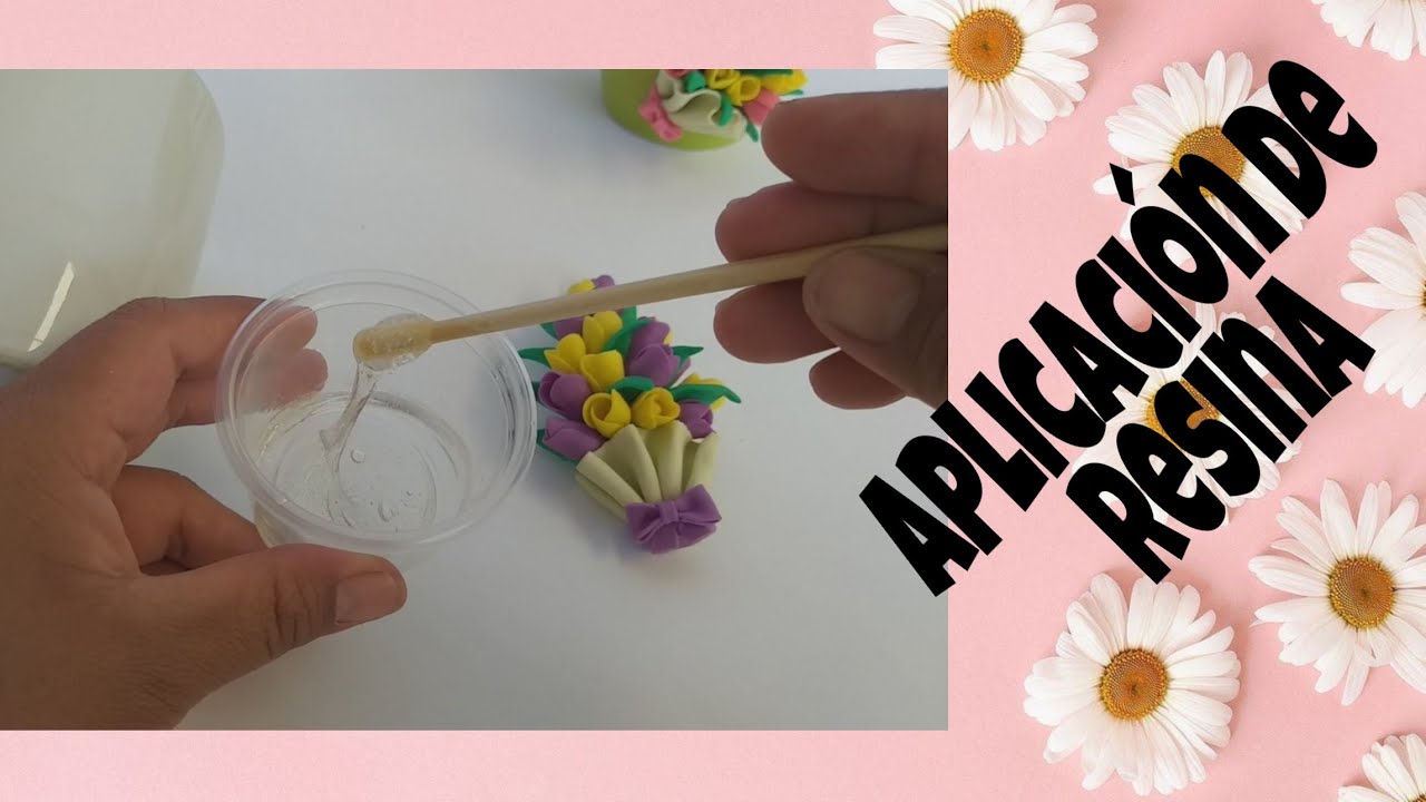 Como usar Resina en tazas decoradas con Porcelana Fría (Pegado y sellado)