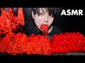 【咀嚼音】激辛すぎるプルダックえのき・トッポギを食べる！【ASMR】