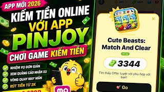 Kiếm Tiền Online Với App Pinjoy 2026 | Chơi Game Kiếm Tiền Miễn Phí screenshot 2