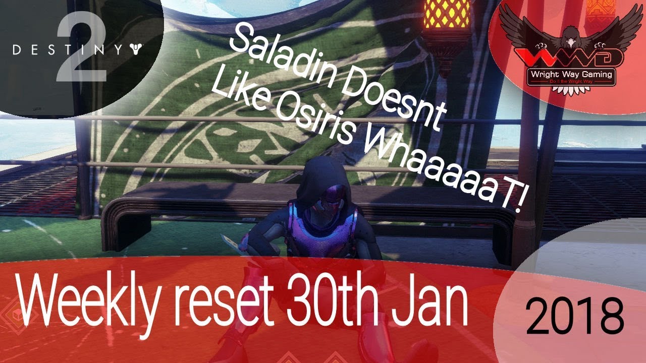 destiny 2 weekly reset uhrzeit Destiny 2: 30th Jan Weekly Reset - Iron Banner Returns!