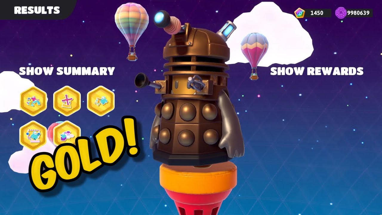 Fall Guys Golden Win: Dalek