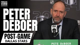 Peter DeBoer Reacts to Dallas Stars WCF Series Loss vs. Edmonton Oilers: 