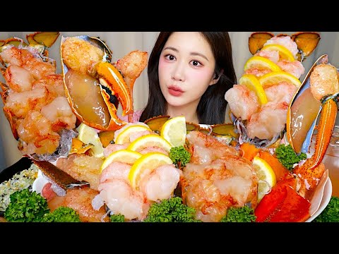 레전드 탱글함🤩살이 꽉 찬 <strong>랍스터회</strong>🦞랍스터장 먹방❤️Raw Lobster ロブスターの刺身 | Mukbang ASMR