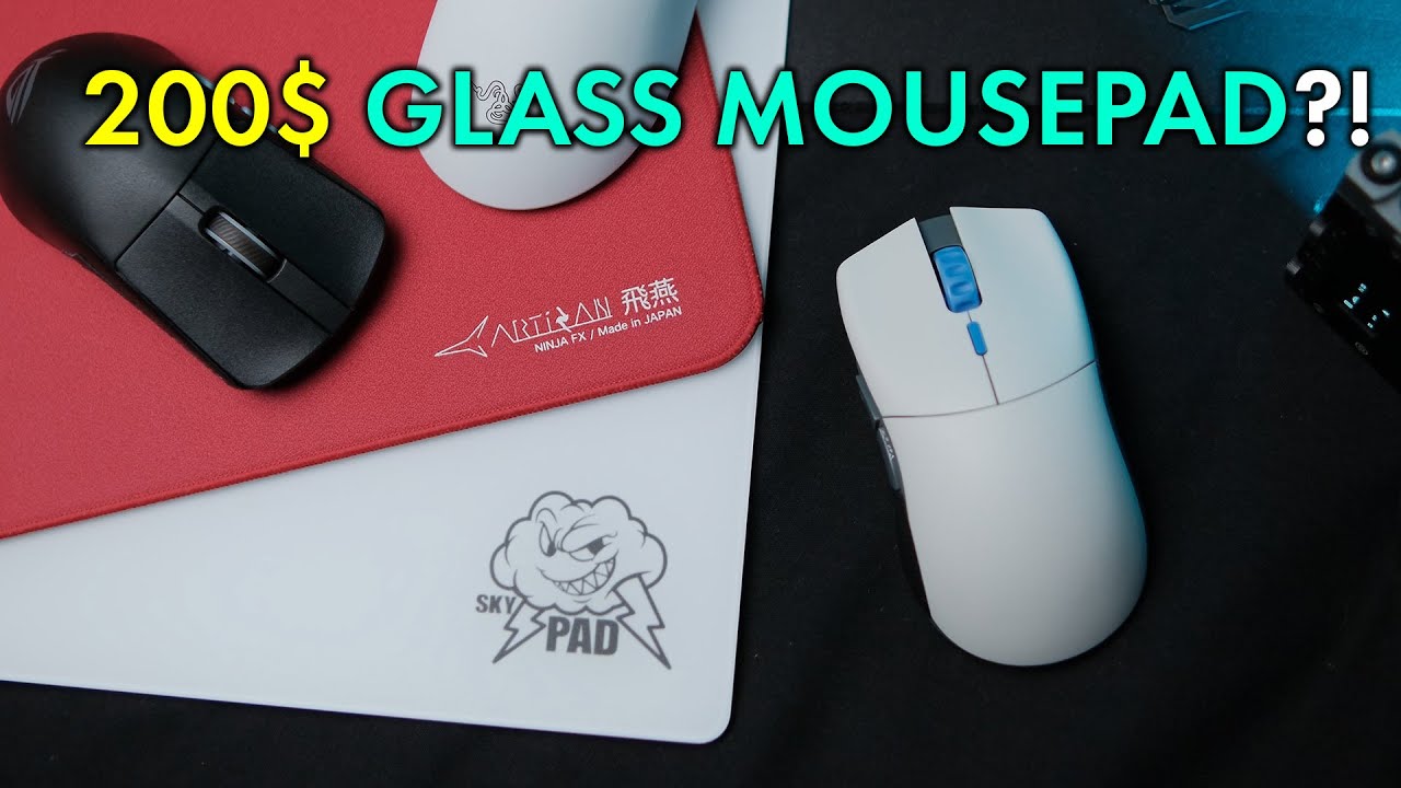 This GAMING MOUSEPAD Costs MORE THAN YOUR MOUSE! (Glass Skypad) 