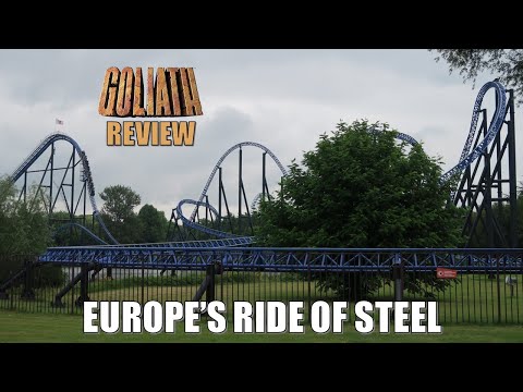 Video: Goliath - Review van de Six Flags Great America Coaster