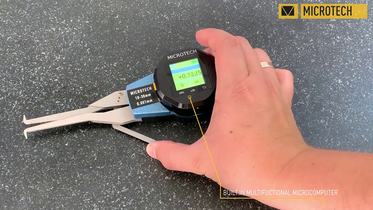 Computerized gauge for internal measuring (Wireless&USB) - YouTube
