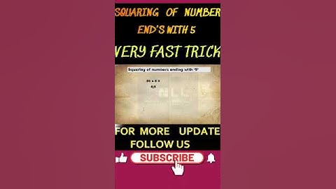 🔥💥🧠squaring of numbers🧠🔥 ending with 5 vedic math🧠🔥#shorts #educational #educationalvideo