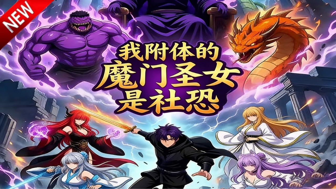 💥【新番上线】穿成魔门双修预备役，吕阳绑定魔修系统，被迫反撩高冷圣女！《我附体的魔门圣女是社恐》全集 Multi SUB #热血 #漫剧 #动漫魔女