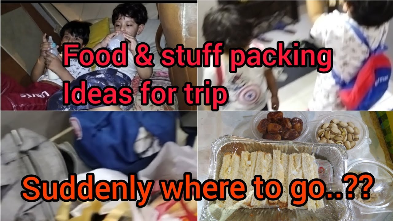 How to Pack food & stuff for a Trip Travel Organization & Packing YouTube