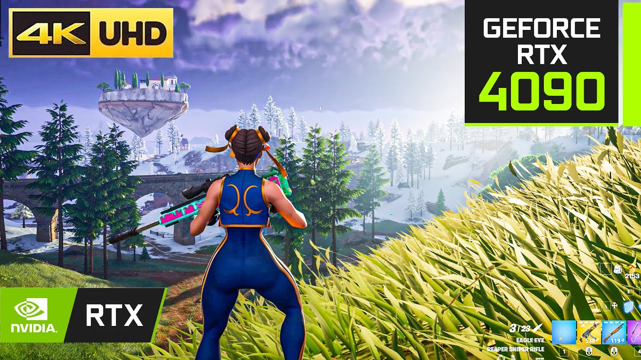 Fortnite Chapter 5 on RTX 4090... ( 4K Ultra Graphics RTX ON ) YouTube