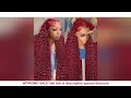 34 36 Inch 99j Burgundy 13x4 13x6 Full Frontal Lace Preplucked Colored Deep Wave Frontal Wigs HD Tra