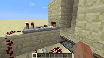 A simple trap with chests and comparators